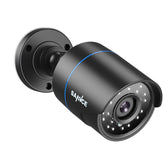 1080p Wired Security Camera, 4-in-1 for AHD/TVI/CVI/CVBS, IP66 Weatherproof Analog Surveillance Video Add–On Camera for Indoor and Outdoor Use, 100 ft Clear Night Vision